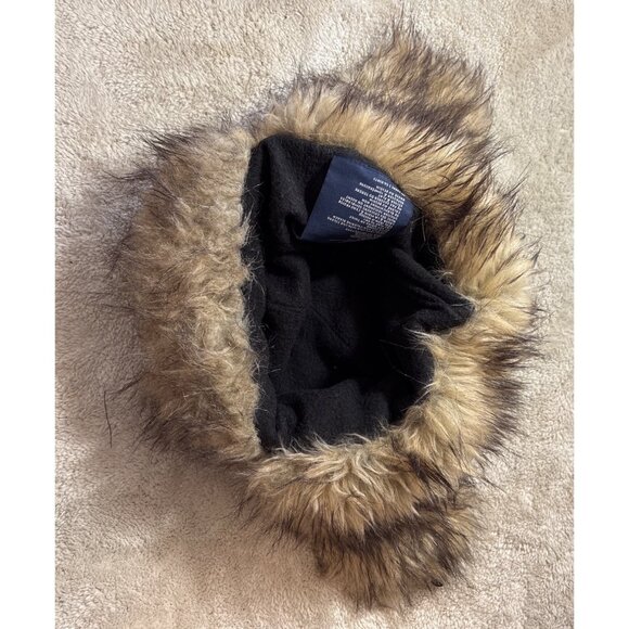 American Eagle Winter Hat Trapper Toque Faux Fur Knit Multicolor One Size Winter - Picture 8 of 11